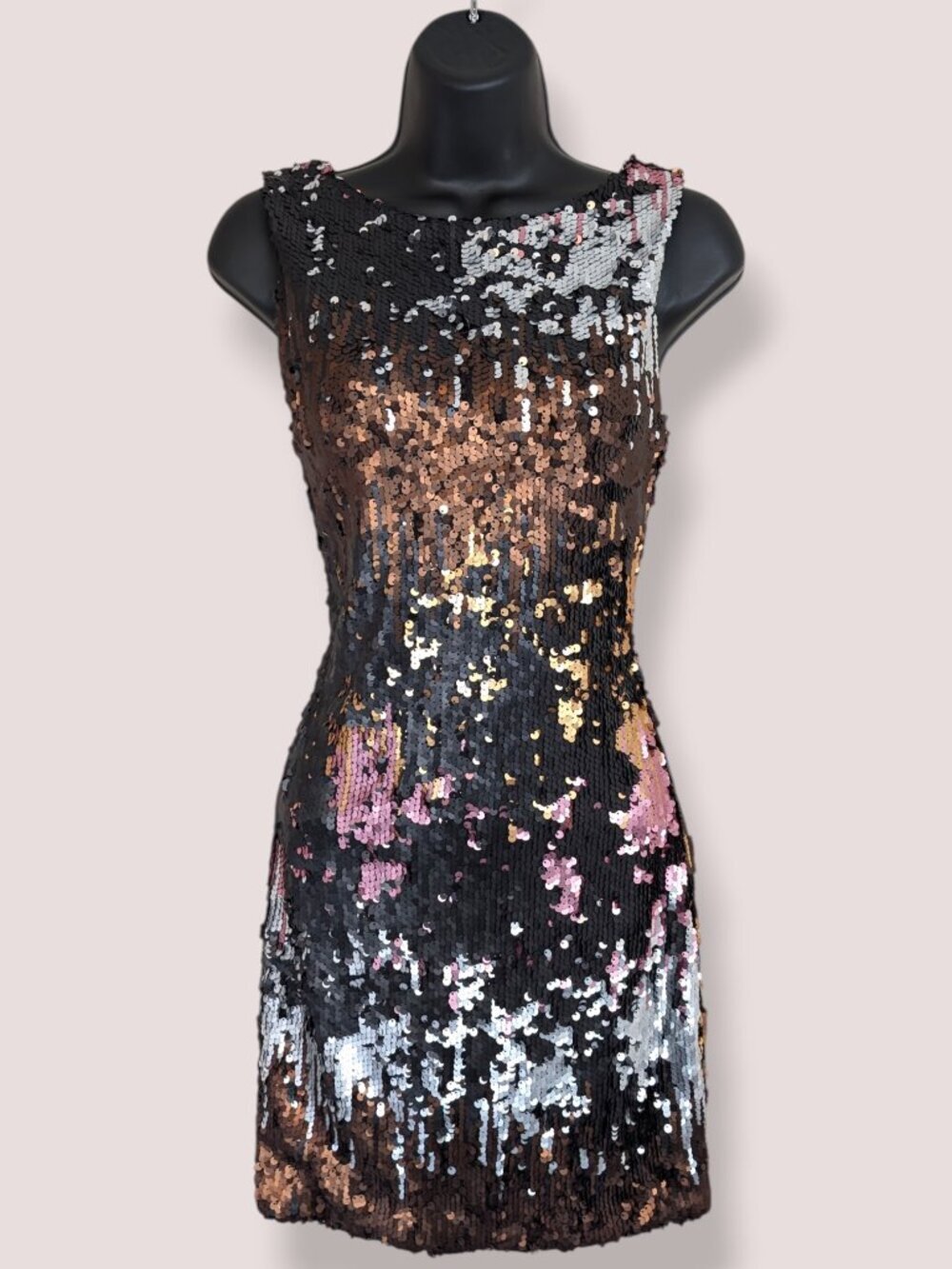 Tyche Metallic Sequin Party Dress